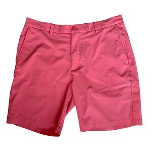 Vineyard Vines Mens Short Size 35 Performance Fabric Coral Pink Inseam 8"